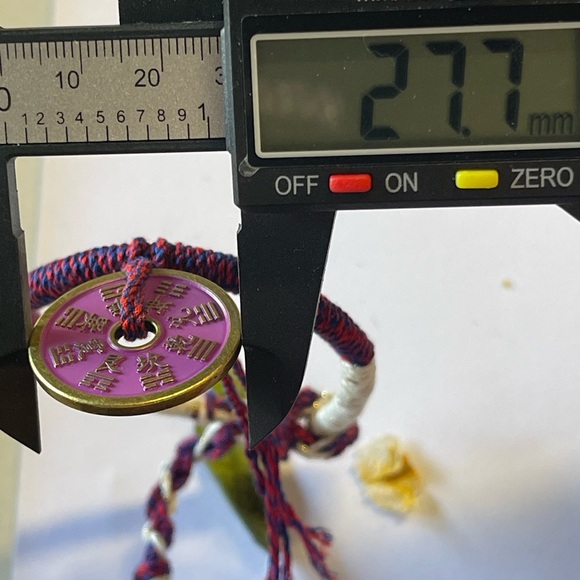 Woven Bracelet Chinese Lucky Coin Hand made Protection Bracelet - Picture 8 of 8